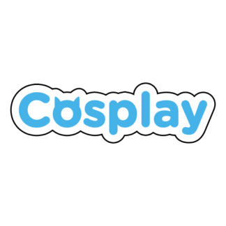 Cosplay Sticker (Baby Blue)